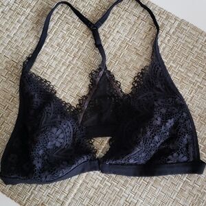 BLACK LACE BRA RACERBACK
